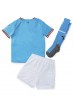 Manchester City Babytruitje Thuis tenue Kind 2022-23 Korte Mouw (+ Korte broeken)